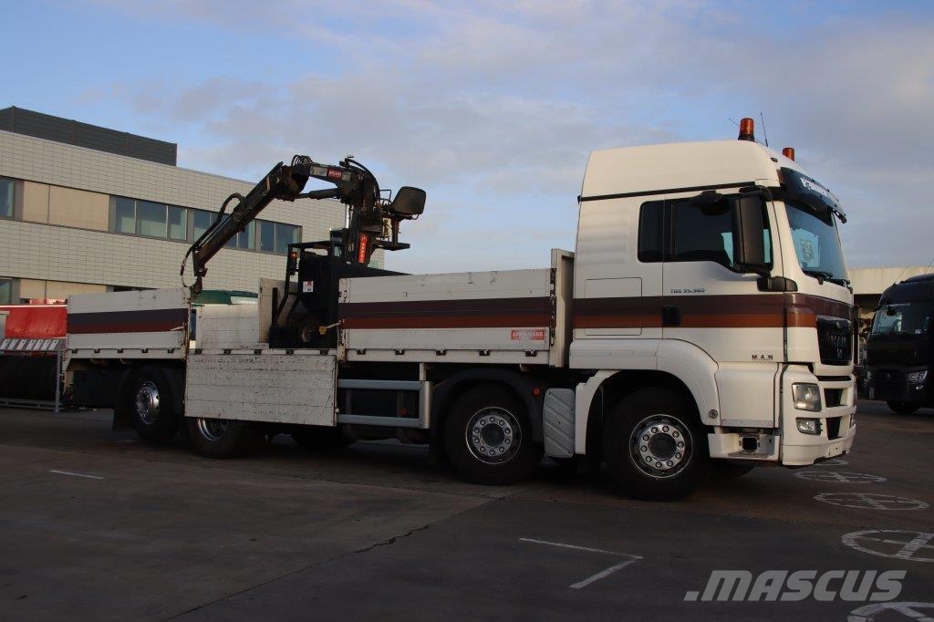 MAN TGS 35.360 BL-8x2-HIAB 085 Φορτηγά Kαρότσα με ανοιγόμενα πλαϊνά