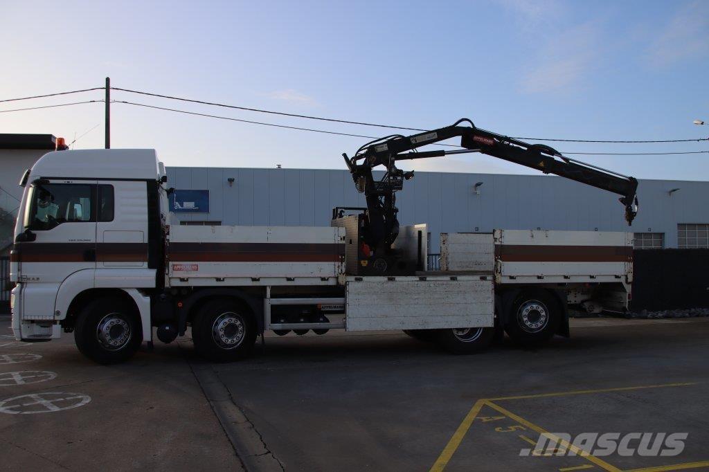 MAN TGS 35.360 BL-8x2-HIAB 085 Φορτηγά Kαρότσα με ανοιγόμενα πλαϊνά