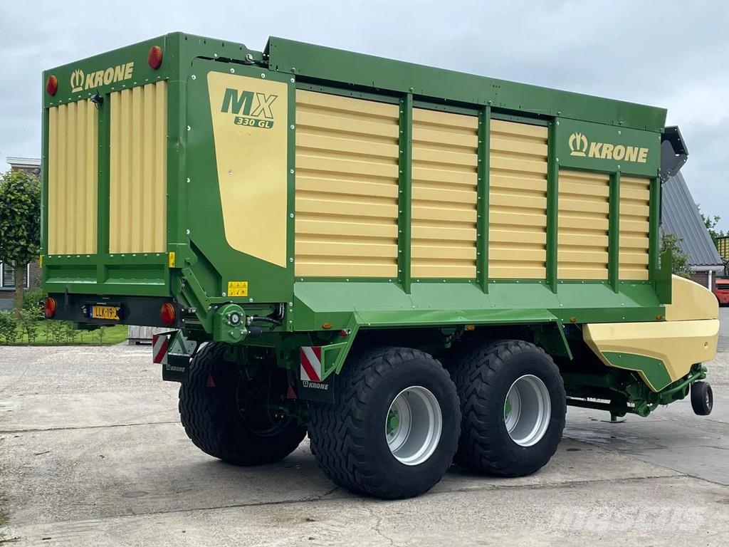 Krone MX 330 GL Ladewagen 129 uur! Opraapwagen NIEUW STA Stroji za krmo na lastni pogon