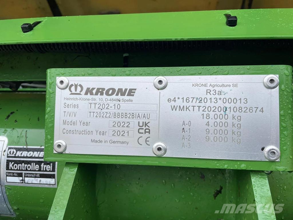 Krone MX 330 GL Ladewagen 129 uur! Opraapwagen NIEUW STA Stroji za krmo na lastni pogon