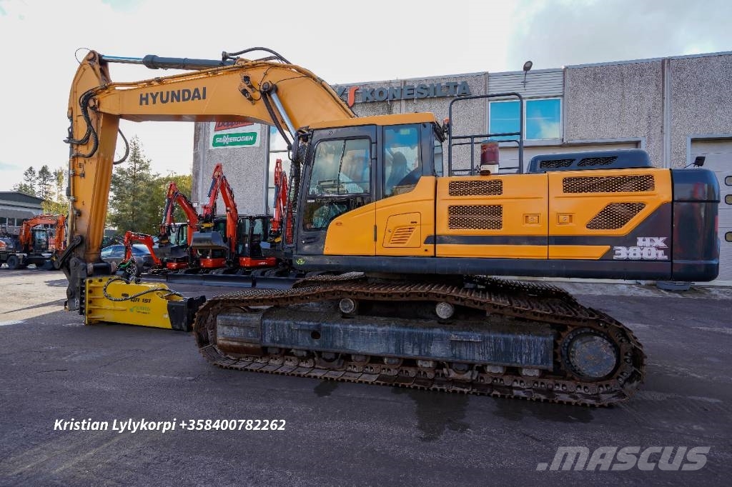 Hyundai HX380L VASARASUOJATTU Gravemaskiner på larvebånd