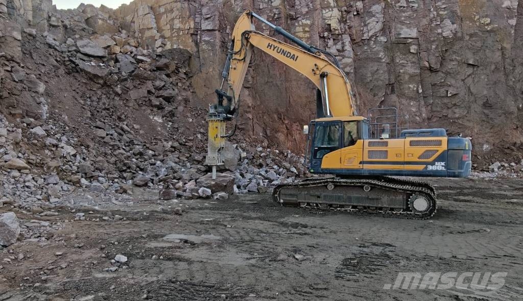 Hyundai HX380L VASARASUOJATTU Gravemaskiner på larvebånd