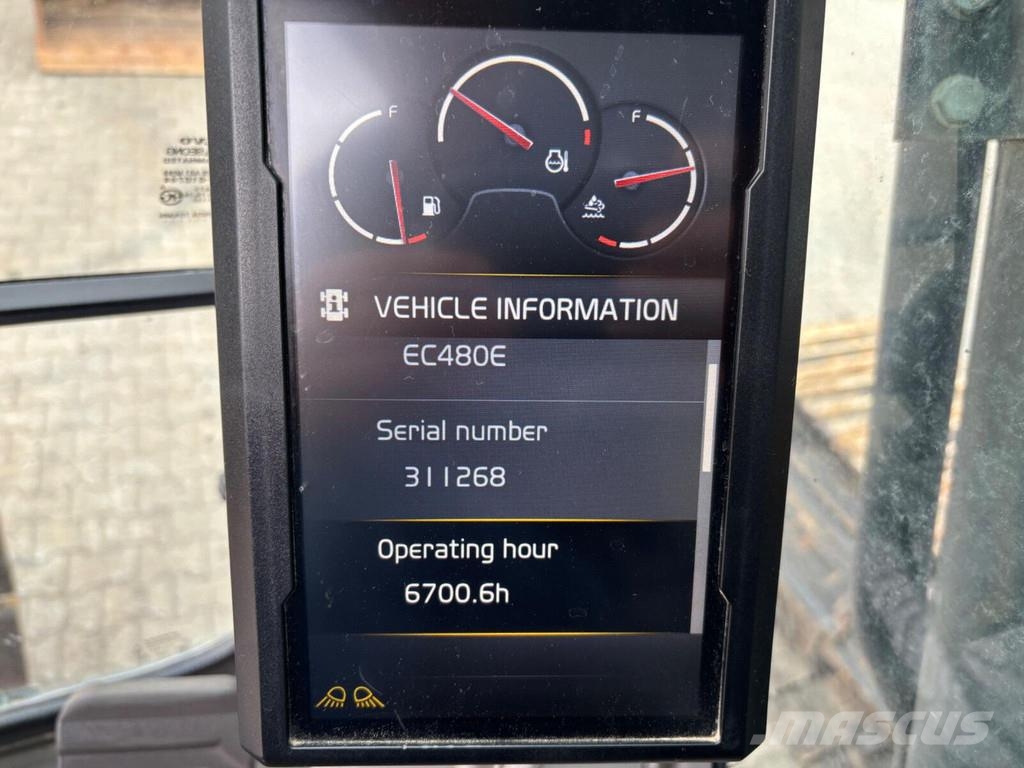 Volvo EC480EL Kāpurķēžu ekskavatori