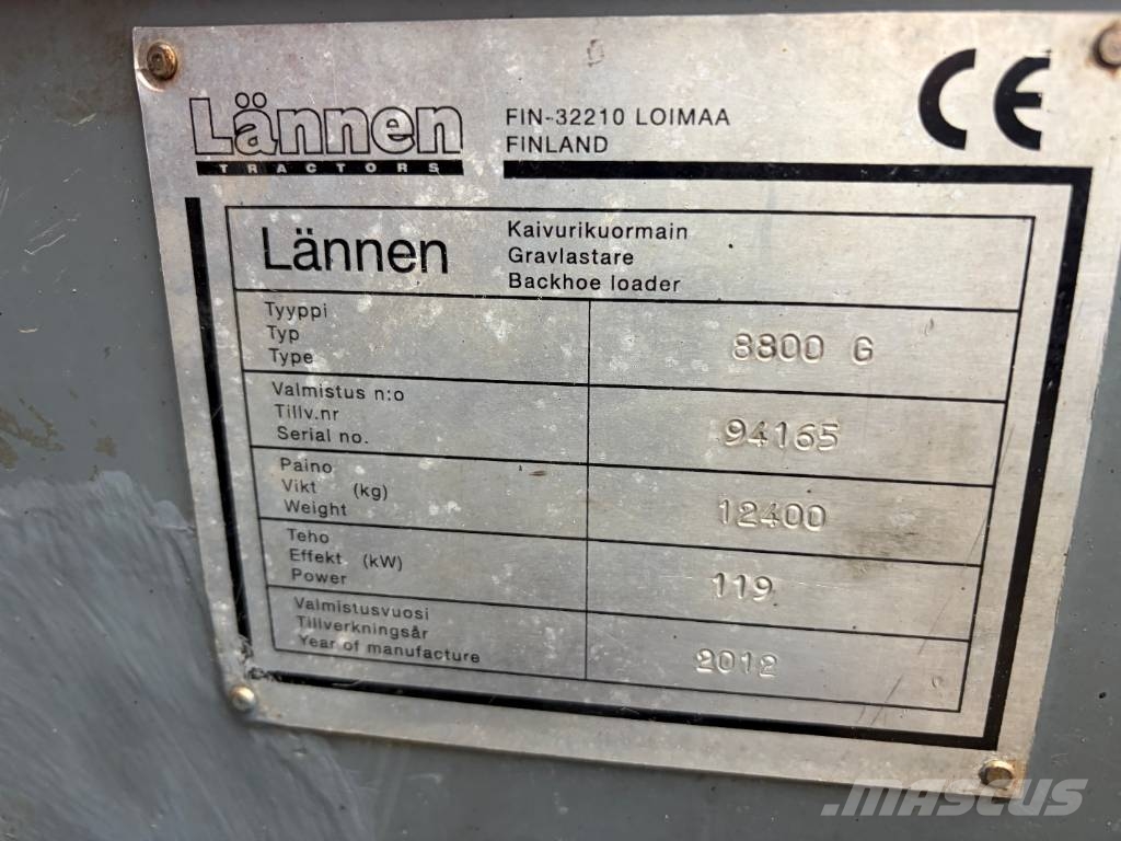 Lännen 8800 G Baggerlader
