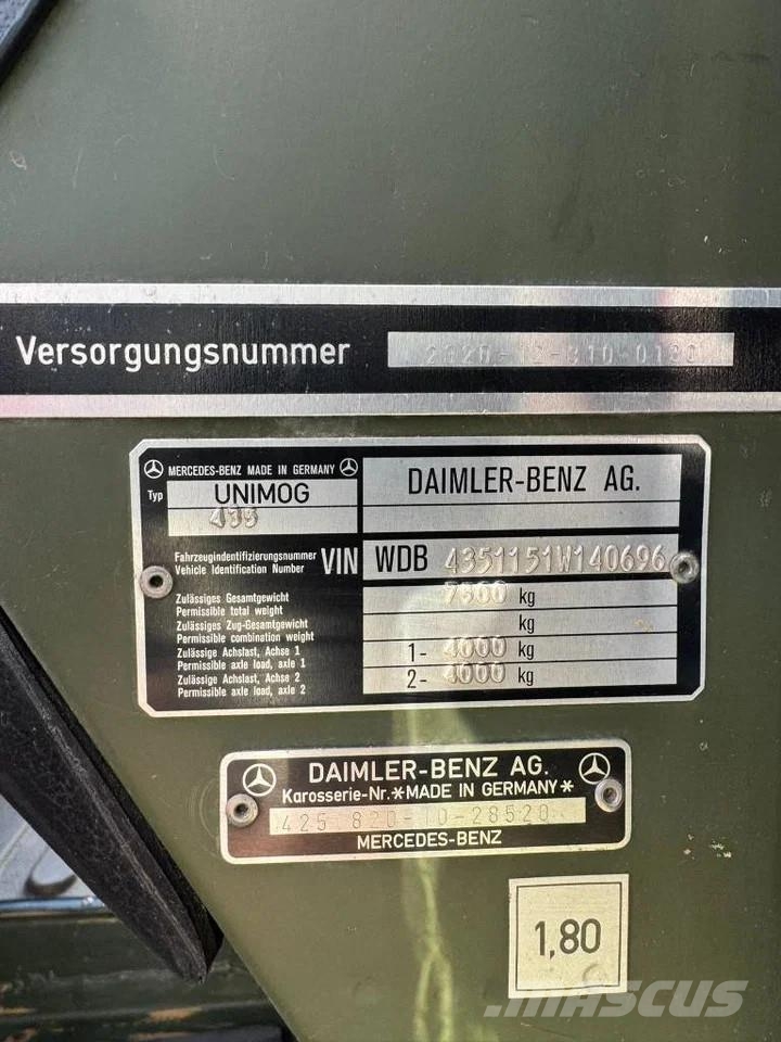 Unimog U1300 Tractor Units