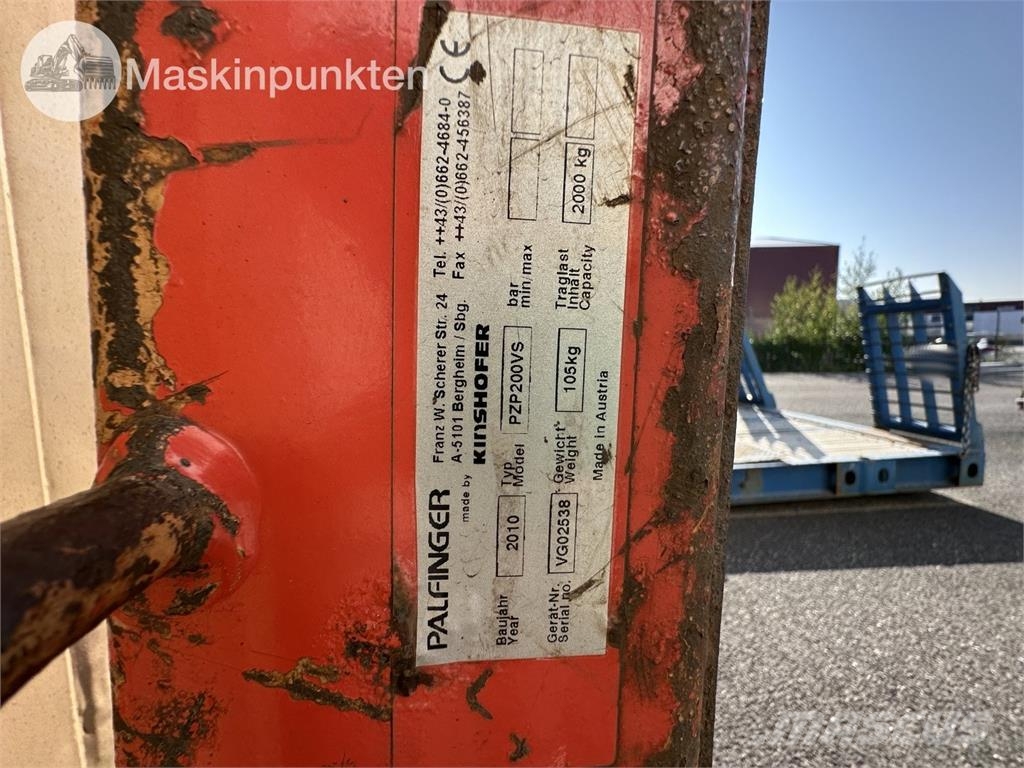 Palfinger PZP200VS Građevinarske viljuške