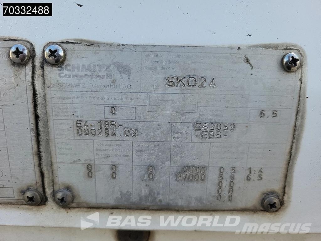 Schmitz Cargobull SKO24 Laadklep APK 02/27 Gesloten opleggers