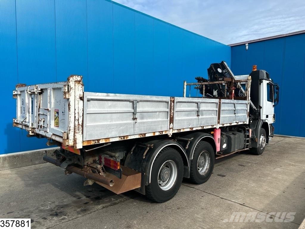 Mercedes-Benz Actros 2636 6x4, Hiab, EPS, Remote, Steel Kipper