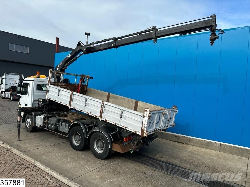 Mercedes-Benz Actros 2636 6x4, Hiab, EPS, Remote, Steel Kipper