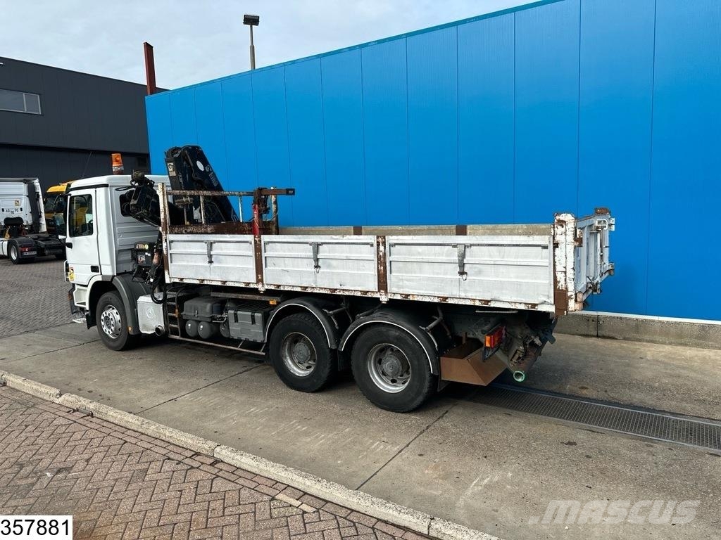 Mercedes-Benz Actros 2636 6x4, Hiab, EPS, Remote, Steel Kipper
