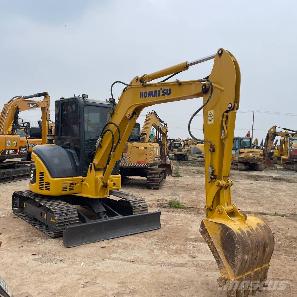 Komatsu PC 55 MR حفارات صغيرة أقل من 7 طن (حفارات صغيرة)