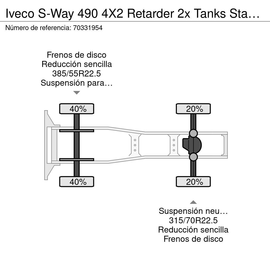 Iveco S-Way 490 4X2 Retarder 2x Tanks Standklima ACC Çekiciler