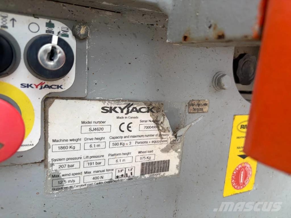SkyJack SJ 4620 8.1m Schaarhoogwerker / scissor lift Nacelle ciseaux