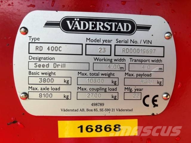 Väderstad RD400C Zaaimachines