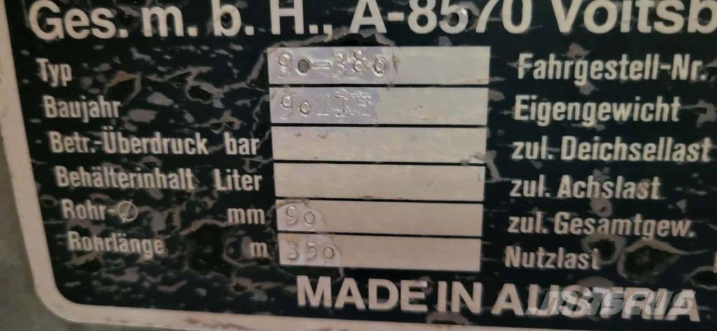 Bauer 90/380 Bevattning أنظمة الري