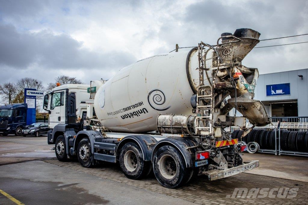 MAN TGS 32.360 BB+MIXER 9M³ ミキサー車