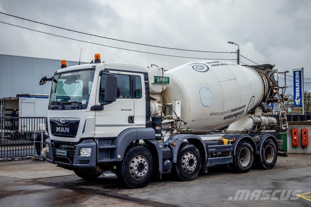 MAN TGS 32.360 BB+MIXER 9M³ ミキサー車