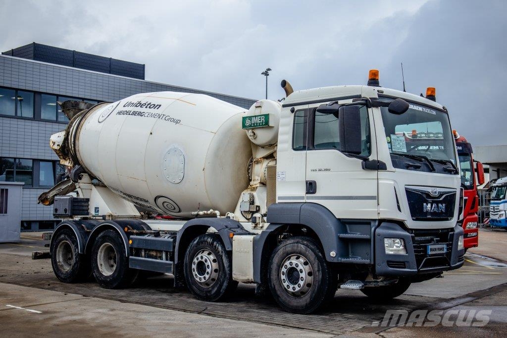MAN TGS 32.360 BB+MIXER 9M³ ミキサー車