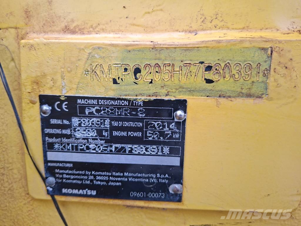 Komatsu PC 88 MR-8 Escavatori medi 7t - 12t