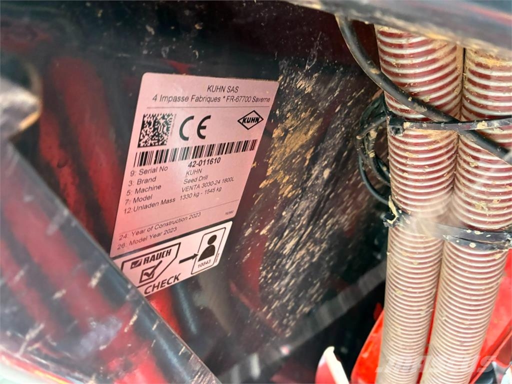 Kuhn Venta 3030/ HR3030 VistaFlow مثاقيب مدمجة