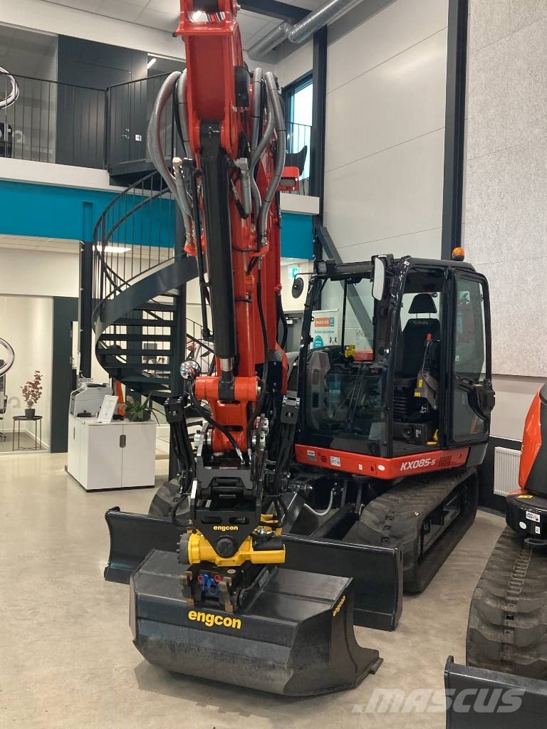 Kubota KX 085-5 中型油圧ショベル 7ｔ-12ｔ（ユンボ・パワーショベル・バックホー）