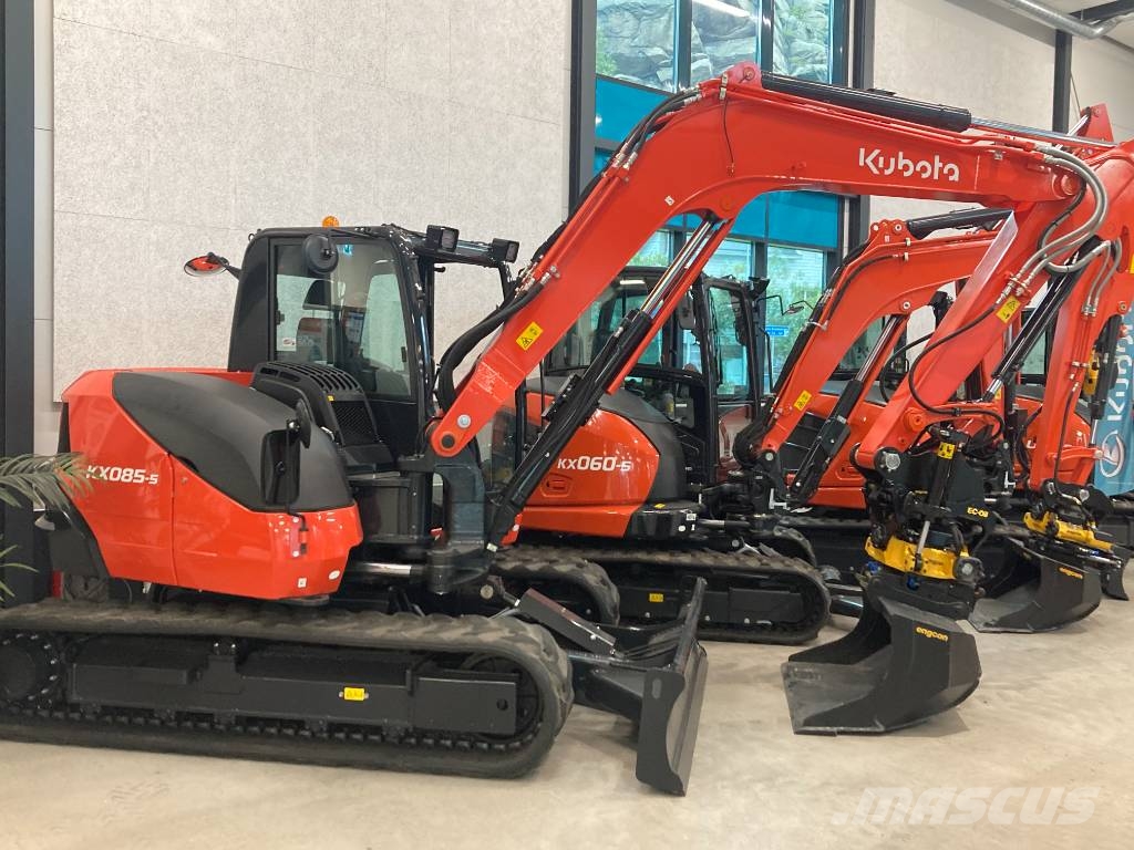 Kubota KX 085-5 中型油圧ショベル 7ｔ-12ｔ（ユンボ・パワーショベル・バックホー）