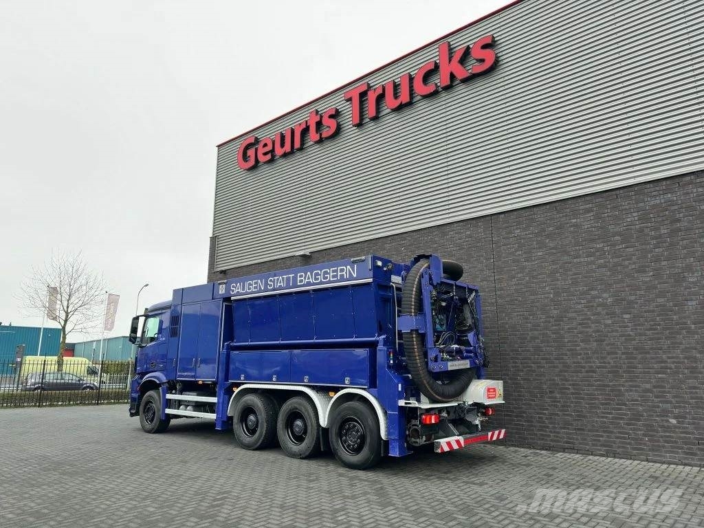 Mercedes-Benz Arocs 3251 8X4 RSP ESE 6 RD 8000 SAUGBAGGER/SUCTIO Paine-/imuautot