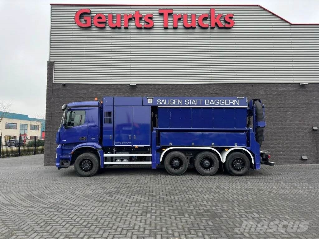 Mercedes-Benz Arocs 3251 8X4 RSP ESE 6 RD 8000 SAUGBAGGER/SUCTIO Paine-/imuautot