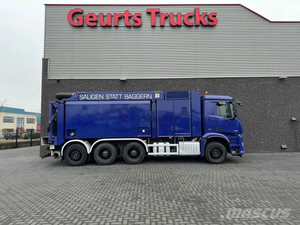 Mercedes-Benz Arocs 3251 8X4 RSP ESE 6 RD 8000 SAUGBAGGER/SUCTIO Paine-/imuautot