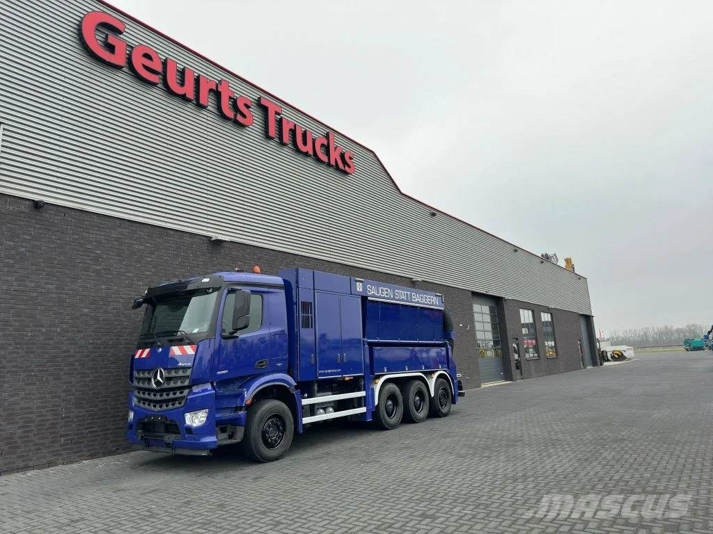 Mercedes-Benz Arocs 3251 8X4 RSP ESE 6 RD 8000 SAUGBAGGER/SUCTIO Paine-/imuautot