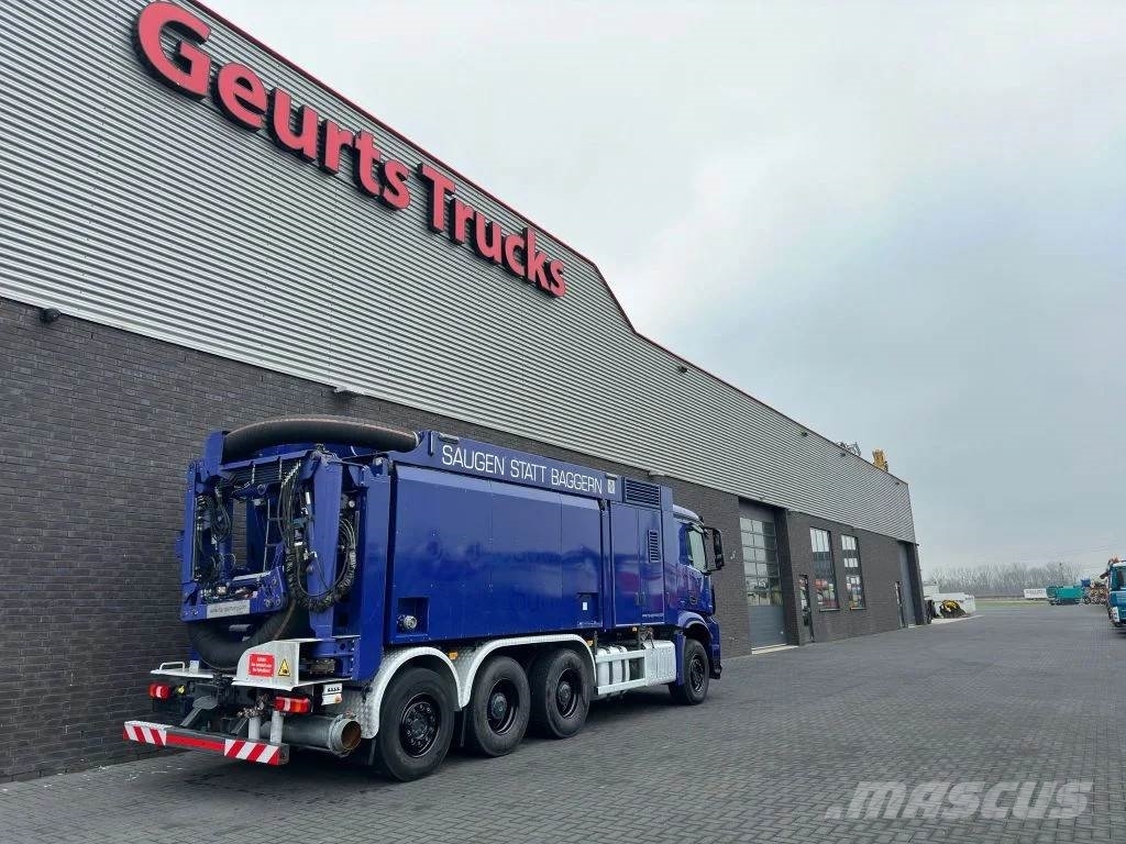 Mercedes-Benz Arocs 3251 8X4 RSP ESE 6 RD 8000 SAUGBAGGER/SUCTIO Paine-/imuautot