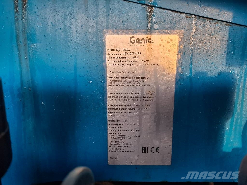 Genie SX 105 XC | 2018 Teleskopik personel platformları