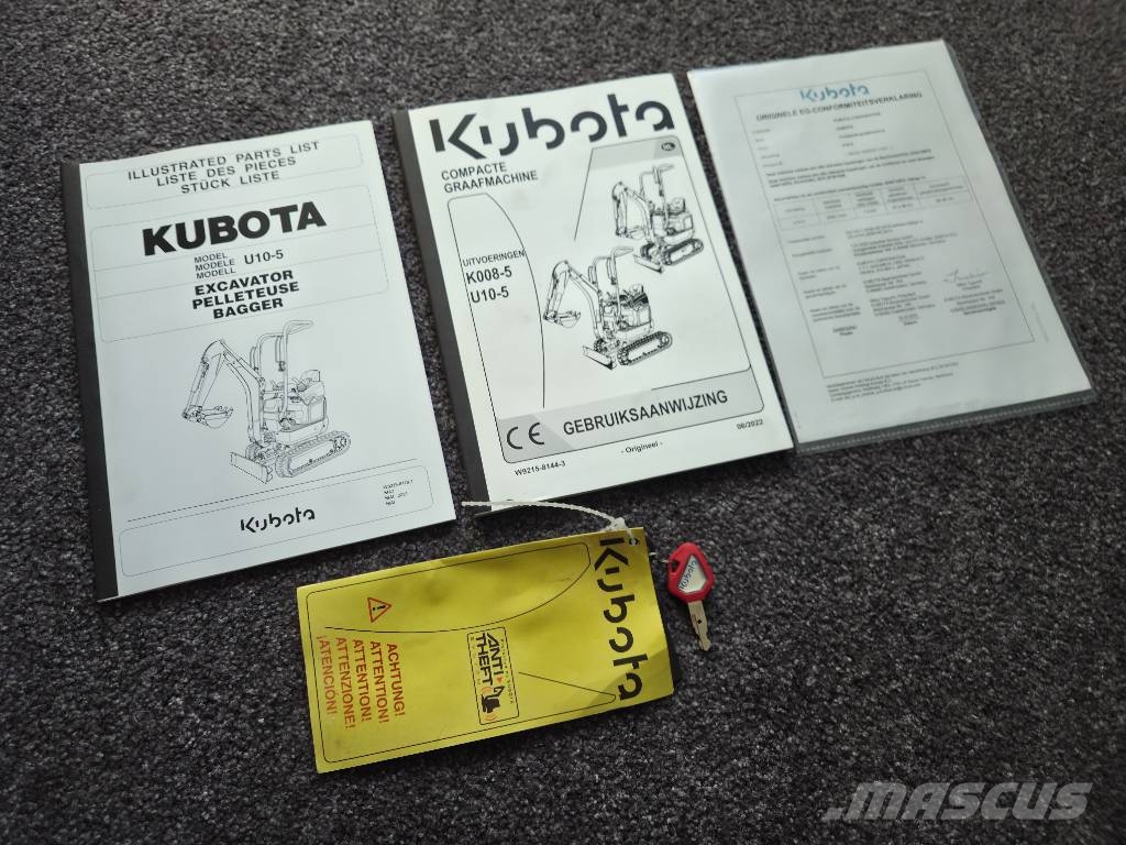 Kubota U 10-5 Mini bagri <7t