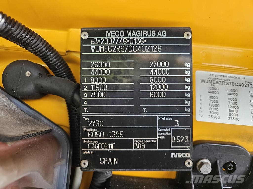 Iveco AD320S42 8x2 / RETARDER / WINCH / AUTO-TRANSPORTER Hinausautot
