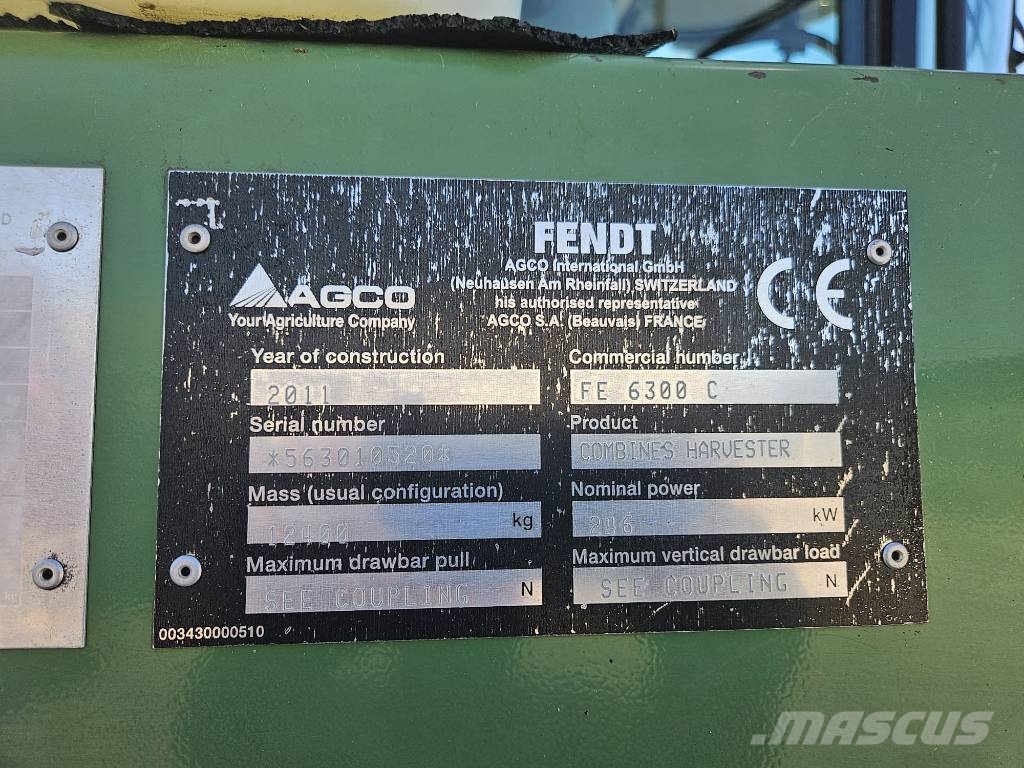 Fendt 6300 C حصادات