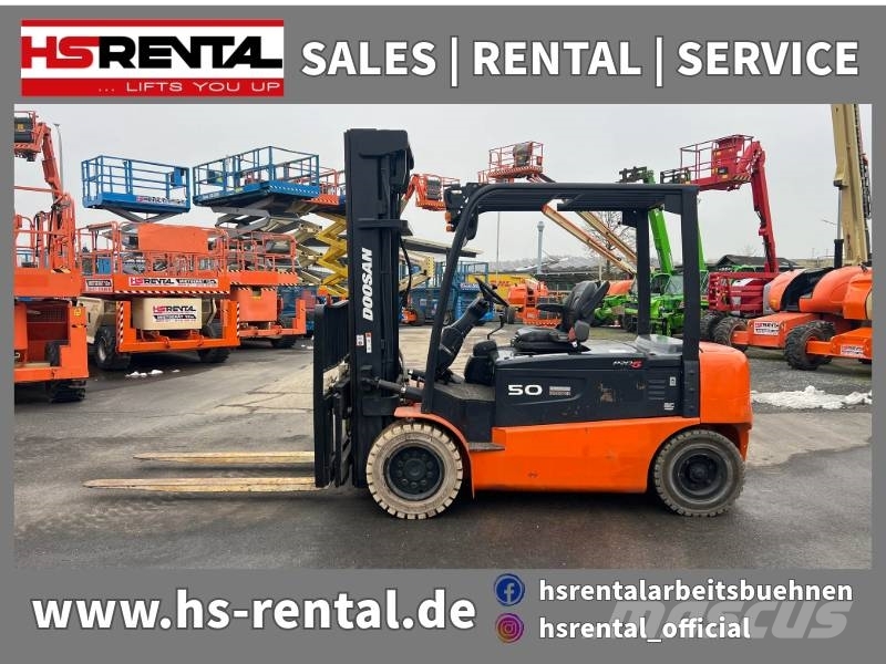 Doosan B50X5 5T 6m Triplex non-marking (1840) Sähkötrukit