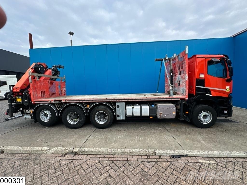 Renault C 430 EURO 6, 8x4, Palfinger, Remote Camiones de cama baja