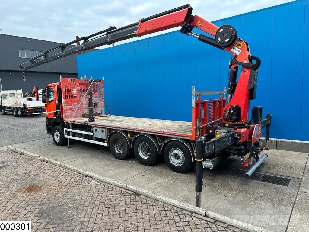 Renault C 430 EURO 6, 8x4, Palfinger, Remote Camiones de cama baja