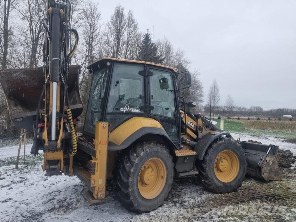 CAT 444 Tiltrotator Retroescavadoras