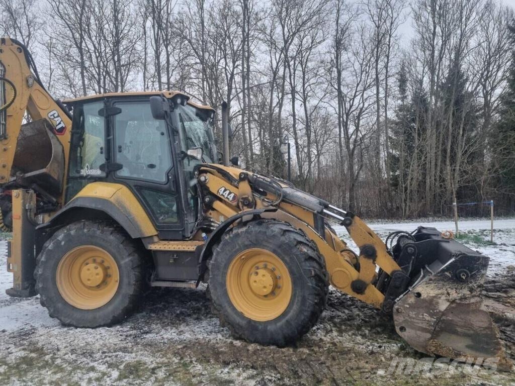 CAT 444 Tiltrotator Retroescavadoras