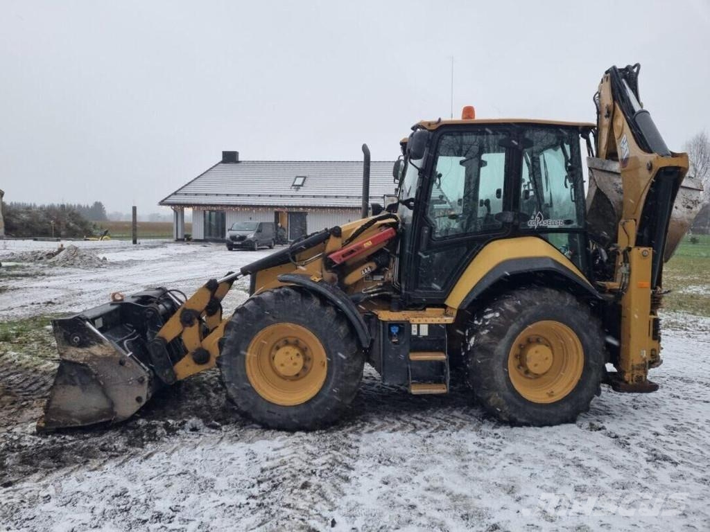 CAT 444 Tiltrotator Retroescavadoras