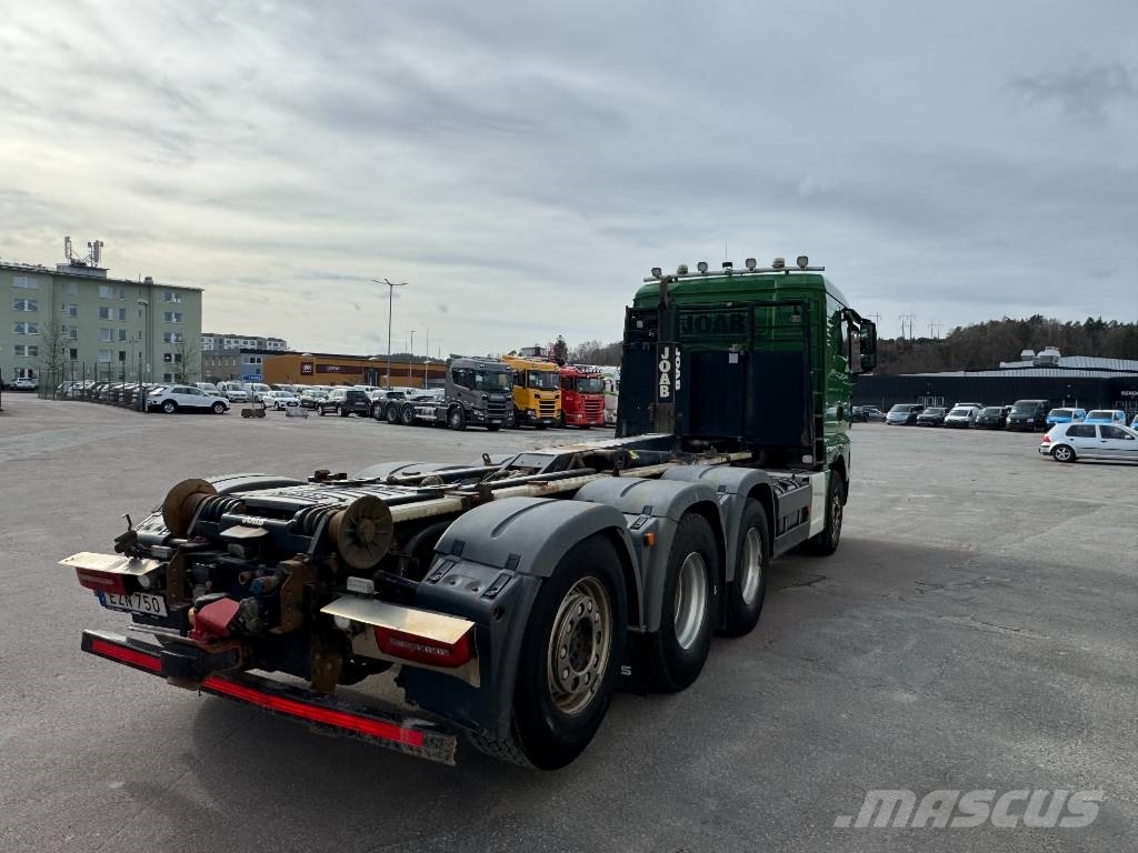 MAN TGX 35.480 8x4-4 Lastväxlare 훅 리프트 트럭