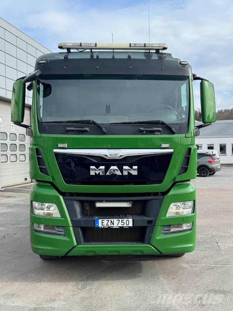 MAN TGX 35.480 8x4-4 Lastväxlare 훅 리프트 트럭