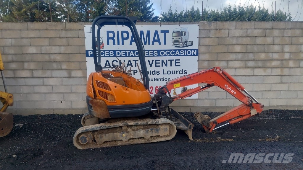 Kubota U 20 Sijos ir savivarčiai