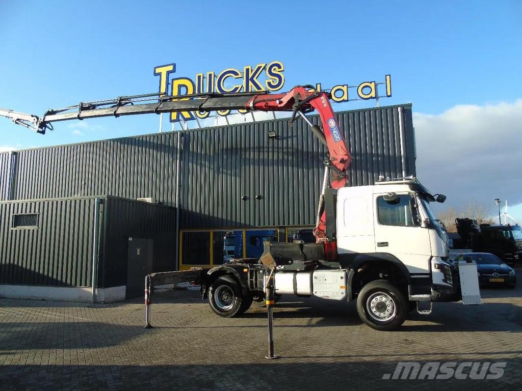 Volvo FMX 500 + 4x4 + HMF 4020 5x + JIB 4x 30 METER + RE Trækkere