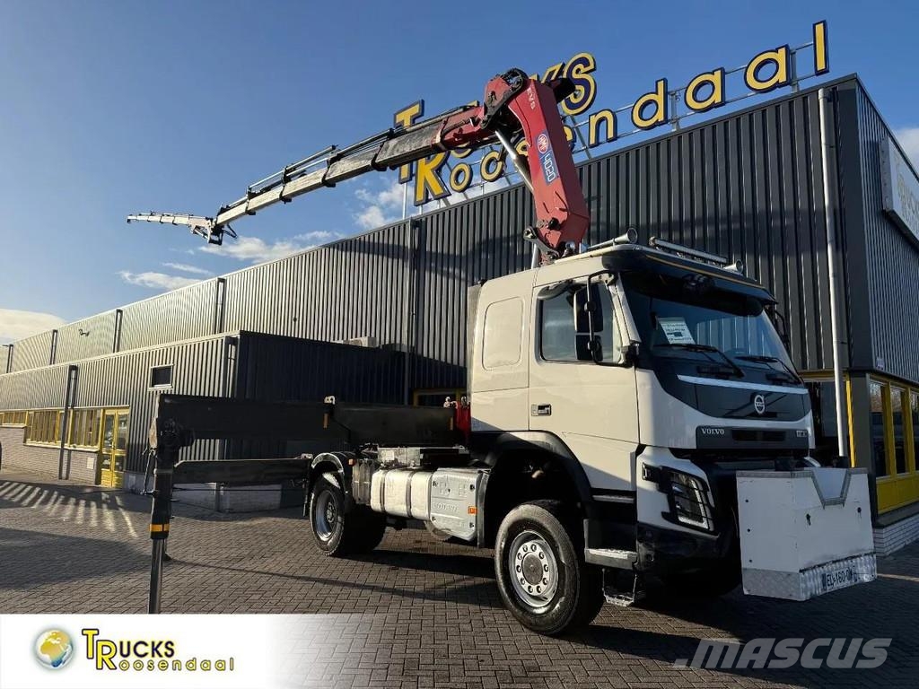 Volvo FMX 500 + 4x4 + HMF 4020 5x + JIB 4x 30 METER + RE Trækkere