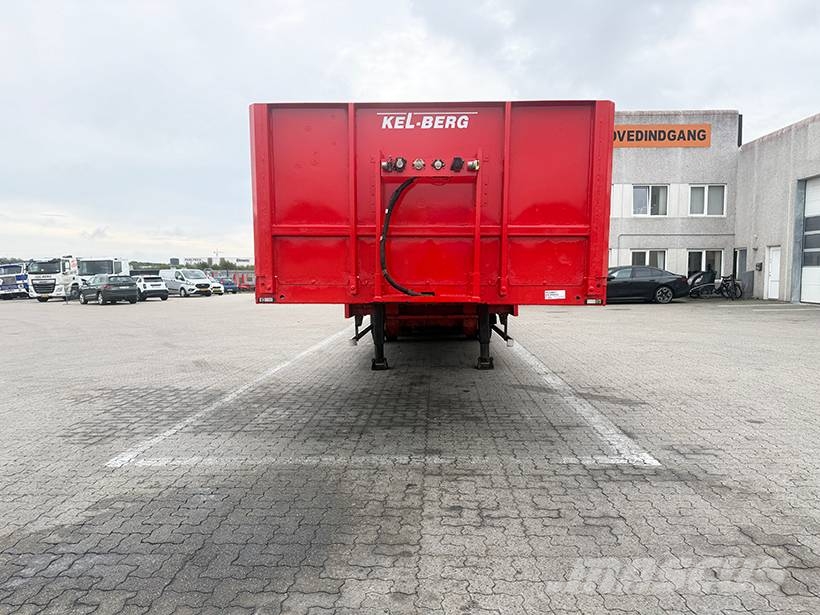 Kel-Berg 4 axle Stepdeck / Tiefbettauflieger Semi-trailer med lad/flatbed