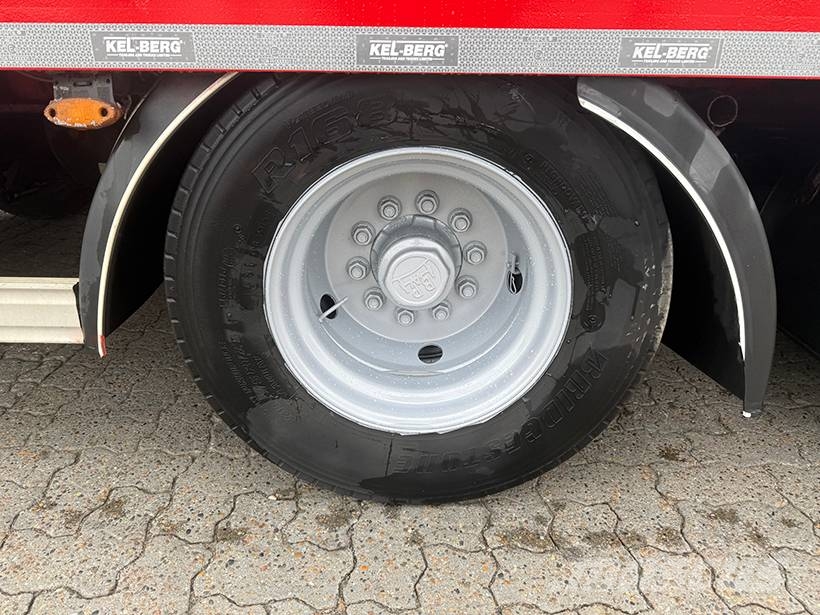 Kel-Berg 4 axle Stepdeck / Tiefbettauflieger Semi-trailer med lad/flatbed