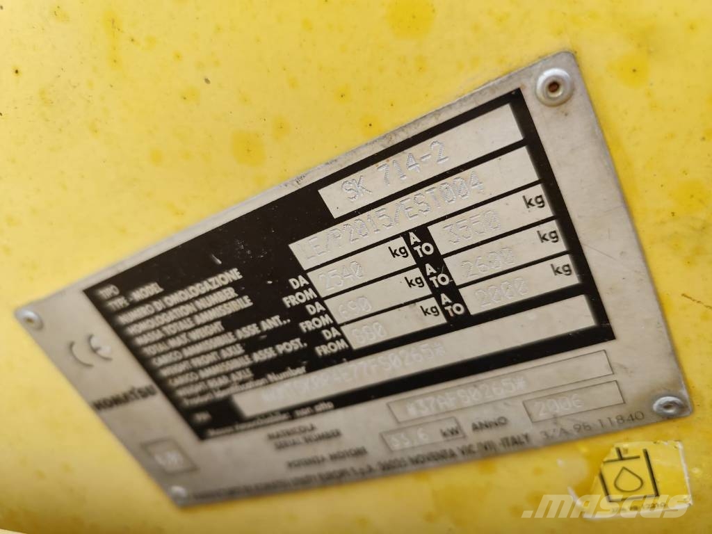 Komatsu SK 714 Kompaktlastare