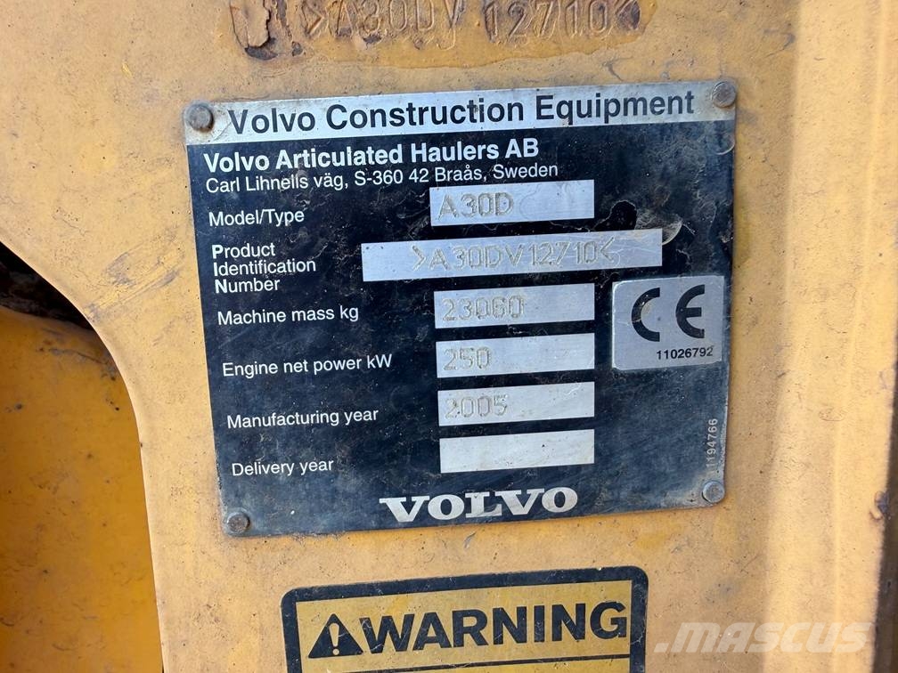 Volvo A 30 D ساحبات مفصلية
